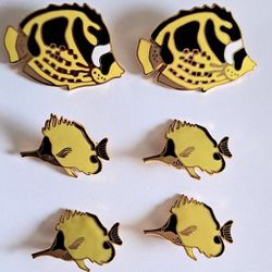 Vintage Paradise Peddlers Fish Brooches Lot