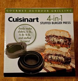Cuisinart 4 in 1 Stuffed Hamburger Press