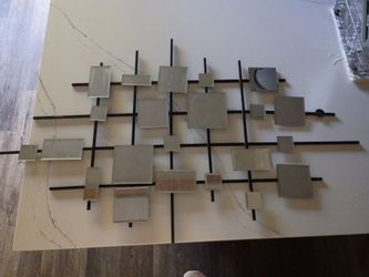 Modern Metal Wall Art Sculpture