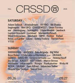 CRSSD 2 DAY GA