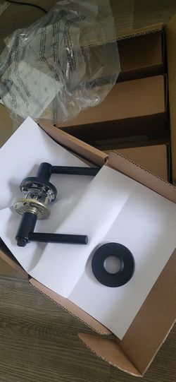 6 packs Privacy door lever handle