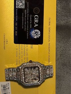 Cartier and ap Iced out watched