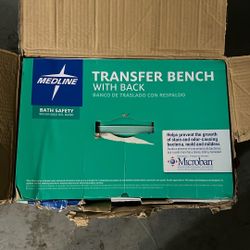 Medline Transfer bench With Back