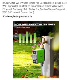 NEW RAINPOINT WIFI WATER TIMER FOR GARDEN WORKS WITH ALEXA