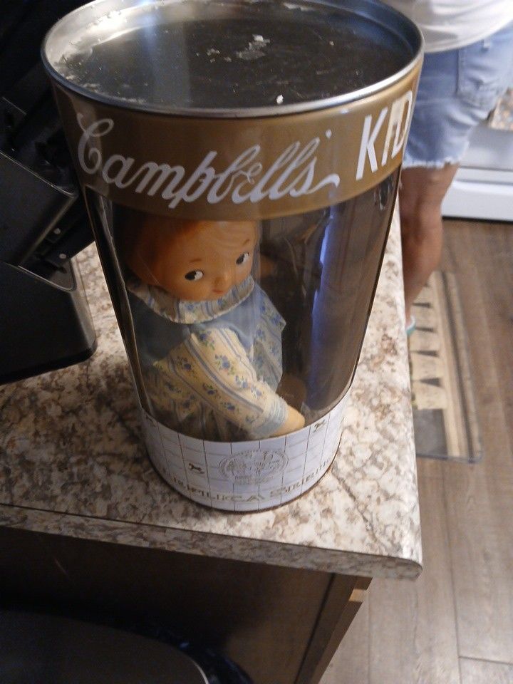 Vintage Campbells Kid Doll 1998 Gold Can Horsman