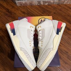 Jordan 3 J Balvin Medellín Sunset Sz 11