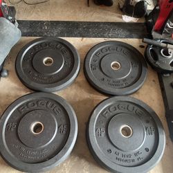 Rogue EXCELLENT CONDITION Bumper Plates 2x45, 2x25 Weight