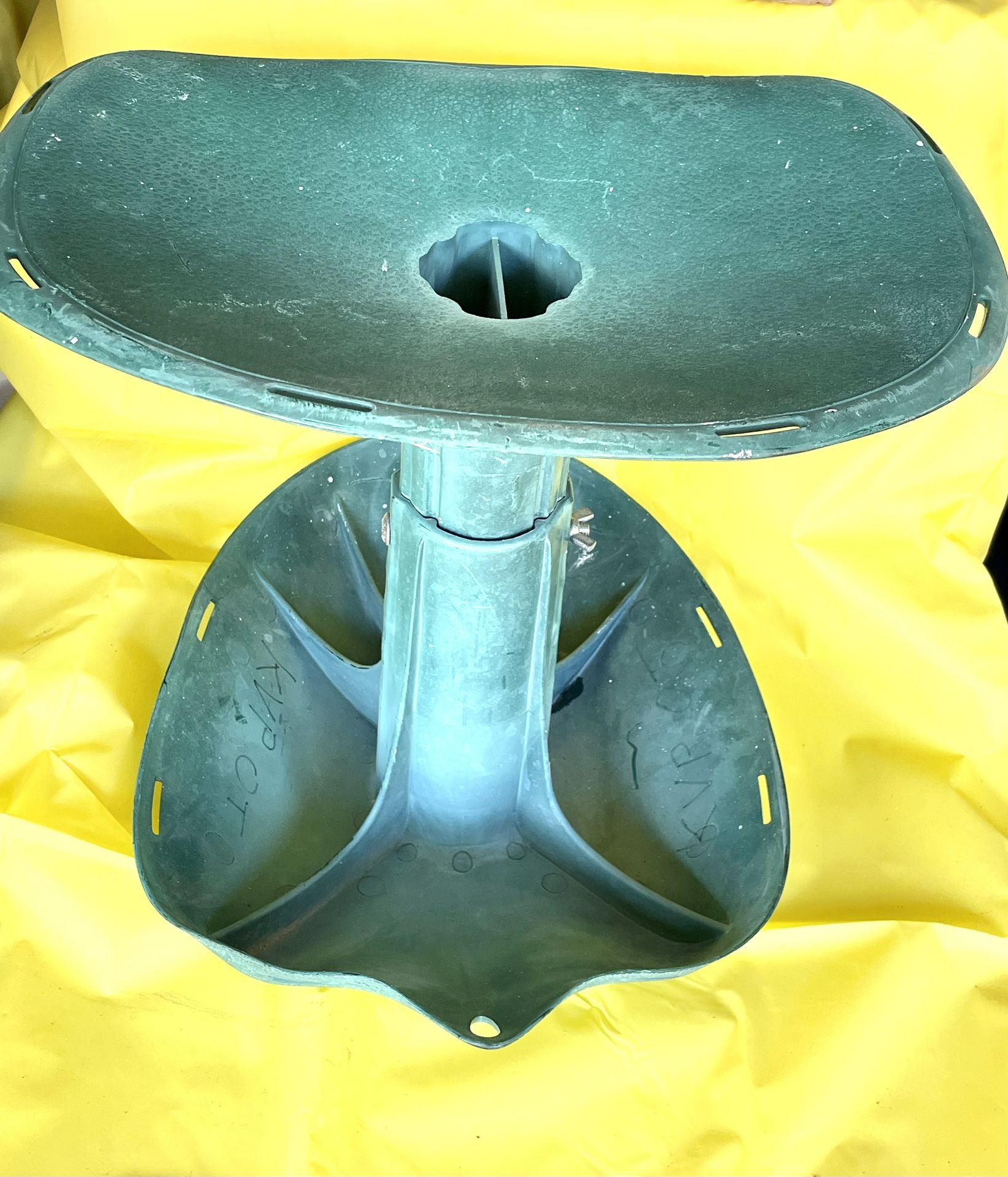 Green Garden Or Sensory Stool