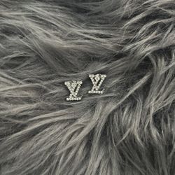 Louis Vuitton Monogram Stud Earrings