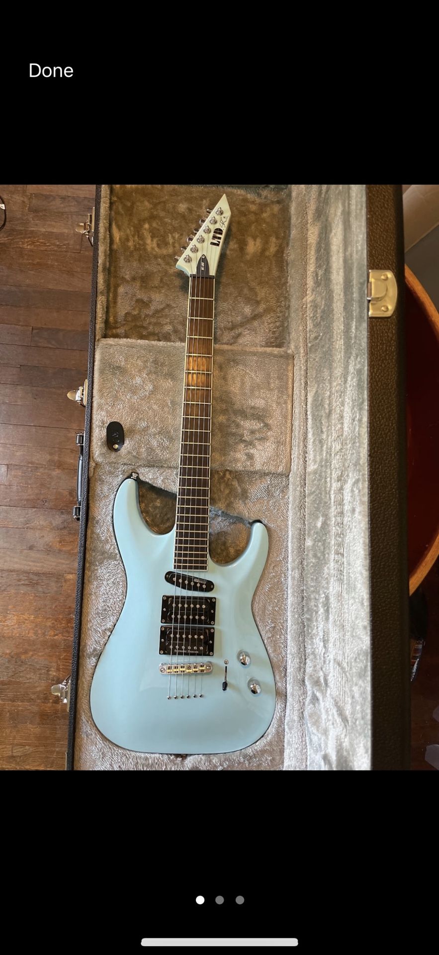 LTD SC-20 Stephen Carpenter(Deftones) *Signature* Sonic Blue Guitar