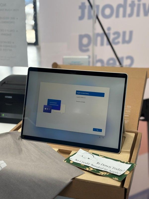 Microsoft Surface Pro 9 Touch Screen Tablet Computer - Pay $1 To Take It Home Today and pay the rest later.