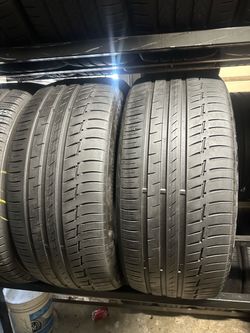 PAIR OF TIRE 275 40 22 CONTINENTAL 85% LIFE