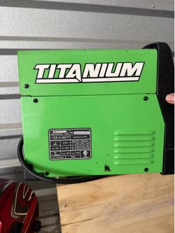 Titanium Easy flux 125 amp welder with helmet