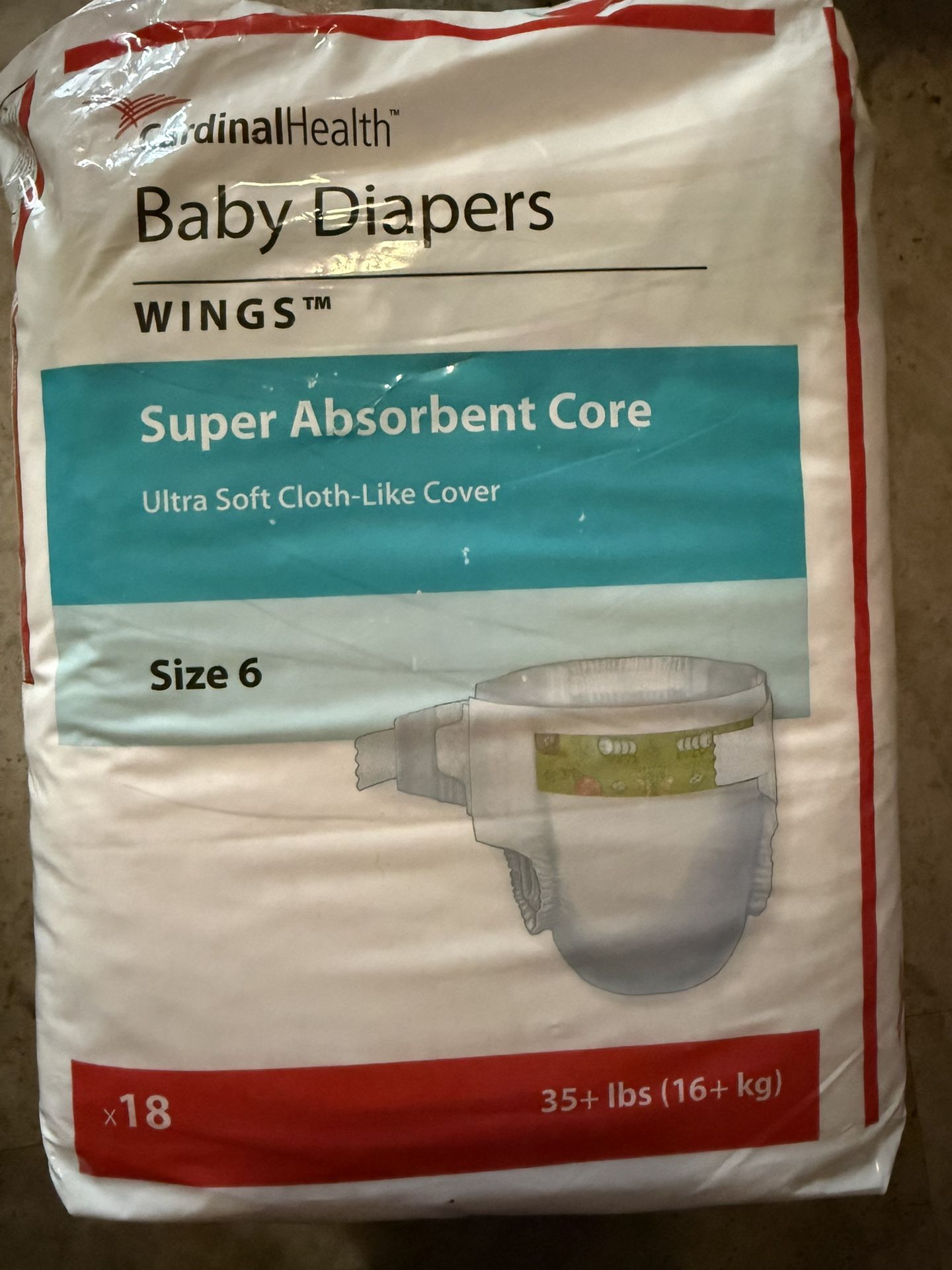 Diapers Size 6