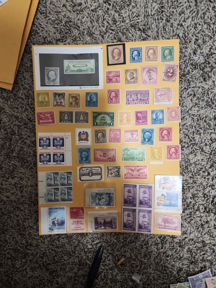 1 Sheet Of Usa High Vlaue Mint Stamps Lot CB 888