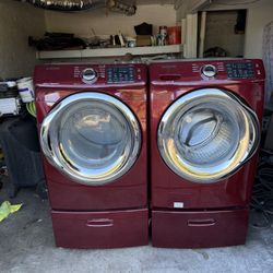 Samsung Washer And Dryer Set With Stands