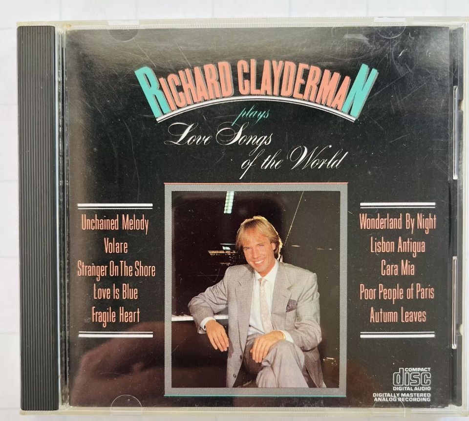 Love Songs of the World by Richard Clayderman (CD, Oct-1990, Columbia (USA))