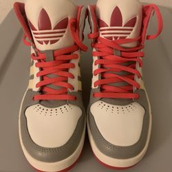 Adidas Pink High Tops Shoes