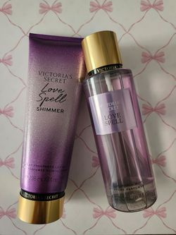 Victoria's Secret Love Spell Shimmer Lotion and Mist Set NEW