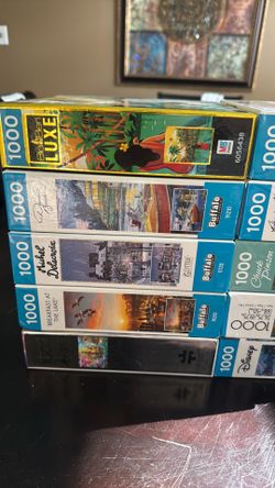 10 puzzles (1000 piece puzzles)