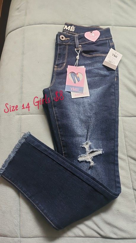 Girls Anklet Jeans