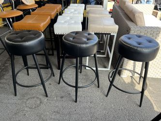 24” Counter Stools Set Of 3