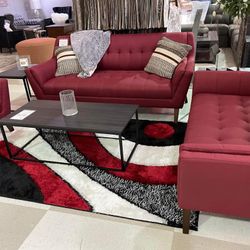 Red Color Living Room Sofa, Loveseat,Chair Set ❤️No Needed Credit Check 💛 $39 Down Payment with Financing


1227