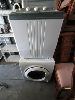 Small washer and dryer