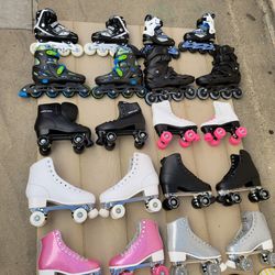 ROLLER SKATE ROLLER BLADES DIFFERENT SIZE AND PRICES FOR 25 DOLLARS  UP