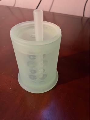 Baby/Toddler weighted cup with straw