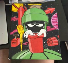 Marvin the Martian Canvas Painting