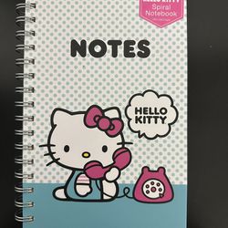 Small Hello Kitty Spiral Notebook 