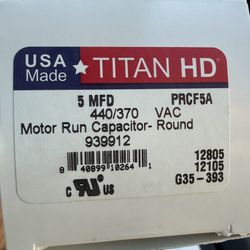 Motor Run Capacitor - Round