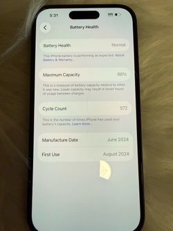 Excellent condition iPhone 15 256gb unlocked