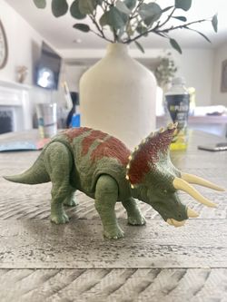 Green Triceratops Toy