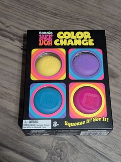 Teenie Nee Doh Color Change 4-Pack