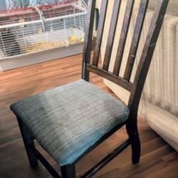 Solid Wooden Dining Table With Chairs