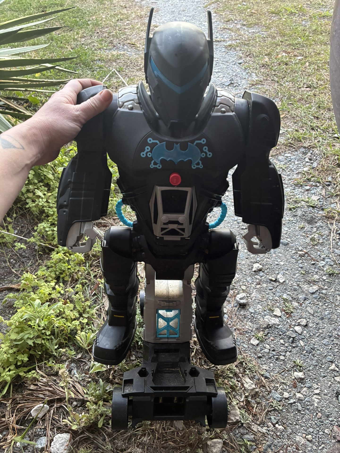 Imaginext DC Super Batman Toy 2-in-1 Robot with Lights & Sounds ‘Batboy’
