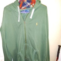 Men XXL Ralph Lauren Polo Zip Up Hoodie For Sale