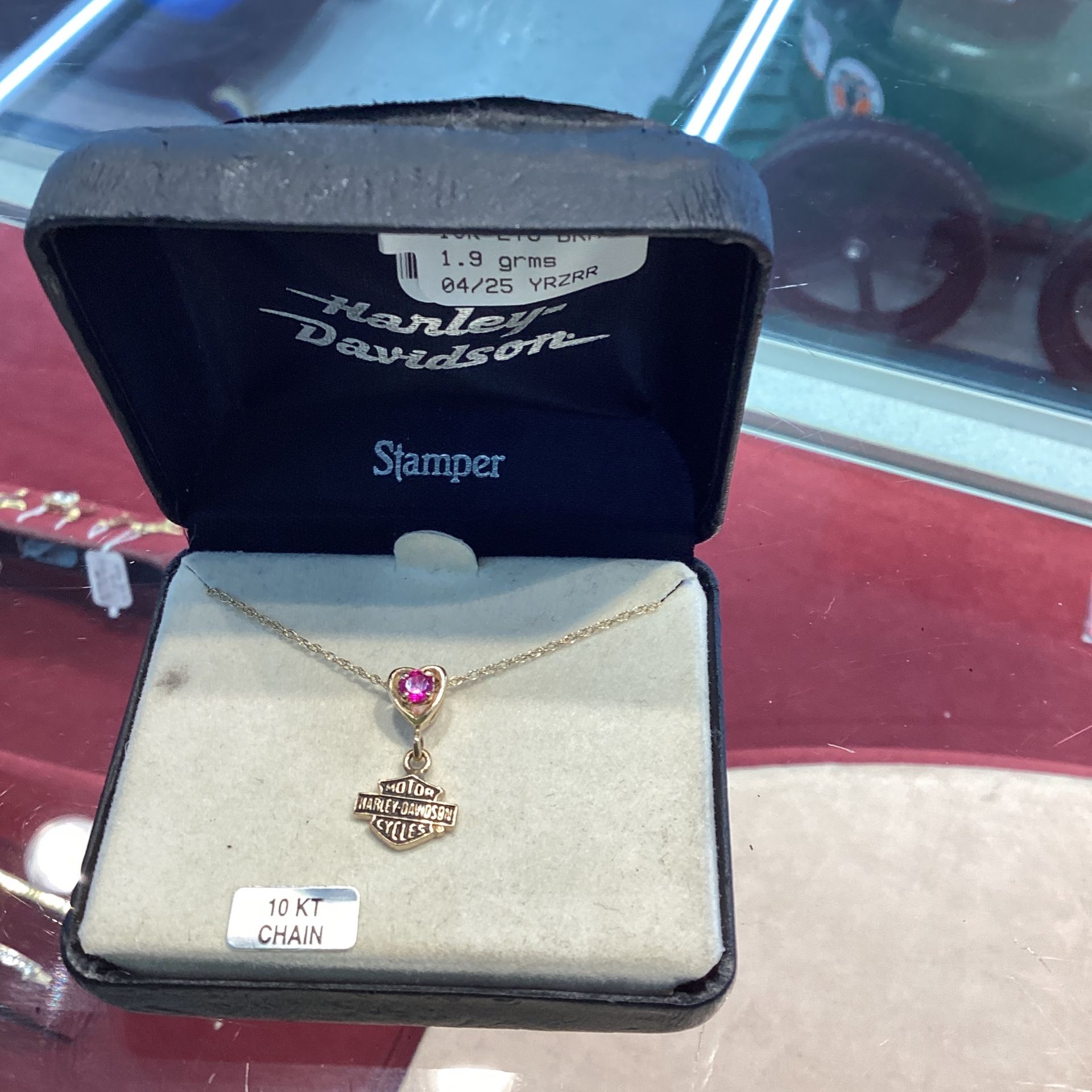 Harley Davidson 10k Necklace