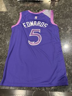 Minnesota Timberwolves #5 Edwards Adult Sizes Small Up To 3XL