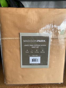 Madison Park 600 Thread Count Luxurious Hypoallergenic Ultra Breathable, King