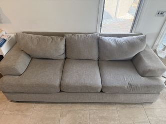 Modern 3-Seat Grey Couch