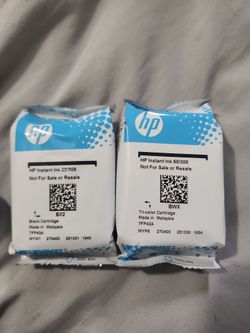 2 black/color Hp instant ink