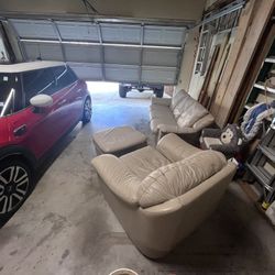 Natuzzi Leather - Sofa, Chair, Ottoman 