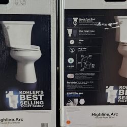 4 available  $119 Each   Highline Arc Round bowl slow Close Seat KOHLER 