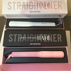 $30 Obo Each New Hair Straightener Pink, White Or Black 