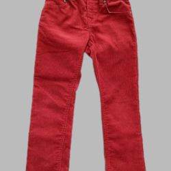 Boy's (Size 7) Slim-Fit Red Jeans