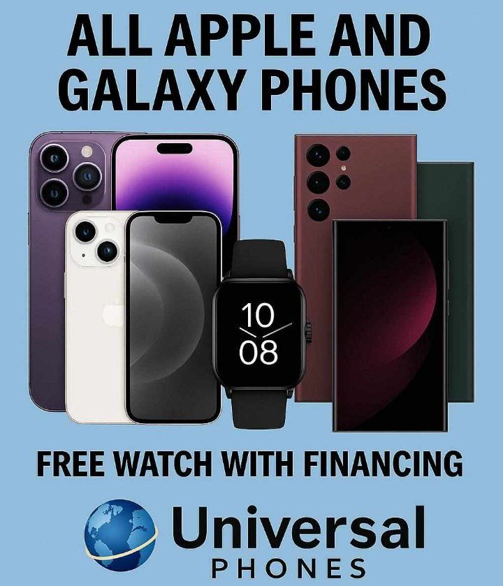 Iphone 15promax 256gb Unlocked, $50 Worth Accessories With Financing