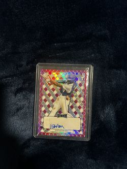 2022 Leaf Perfect Game All-American Base Auto Pre-Production Proof Rainbow - Pink 1/1 MA-ID1 Autographed by: Isaiah Drake